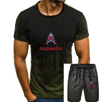 Футболка Houston Roughnecks, футболка Футбольной лиги Xfl, черно-синяя праздничная футболка для мужчин и женщин