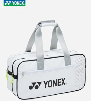 Новая высококачественная спортивная сумка для бадминтонных ракеток YONEX - прочная спортивная сумка большой вместимости, вмещающая 2-3 теннисные ракетки