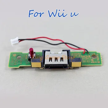 Оригинальный разъем для розетки зарядного устройства с печатной платой для игрового контроллера wii u WIIU