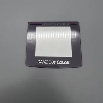 Для игровой консоли Gameboy Color GBC Стеклянная зеркальная панель с цветным рисунком лицевая рамка аксессуары для экрана Защитная панель экрана