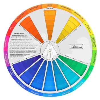 HEALIFTY Color Международный Стандартный Градиент Руководство По Изменению Цвета Диаграмма Инструмент Для Обучения Смешиванию Красок