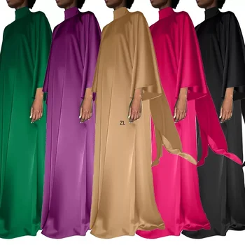 Дашики Африка Одежда Плюс Размер Африканские Платья для Женщин Элегантная Африканская Водолазка С Длинным Рукавом Для Вечеринки, Длинное Платье Макси