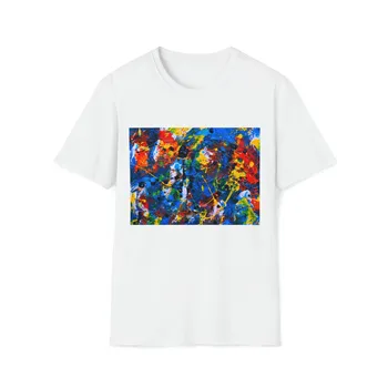 Абстрактная футболка с брызгами краски Jackson Pollock The Stone Roses for Her Art Him