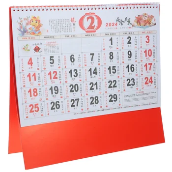 Подвесной календарь Настенный Календарь Подвесной Китайский календарь Бытовой Съемный Подвесной декор Календарь Года Дракона Декоративный