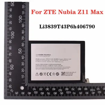 Новый 4000 мАч Li3839T43P6h406790 Аккумулятор Для ZTE Nubia Z11 Max Z11Max NX523 NX523J Аккумулятор Мобильного Телефона
