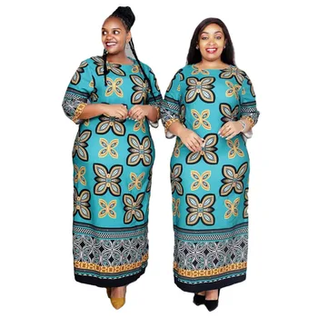 2023 Африканские свадебные платья для женщин Дашики Длинное платье Макси Летнее осеннее платье Женская Традиционная Африканская одежда