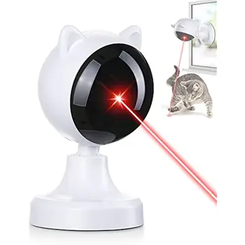 Автоматические лазерные игрушки для кошек ATUBAN, перезаряжаемые через USB, интерактивная игрушка для кошек в помещении, котенок, котята, собака, многофункциональная игрушка для кошек