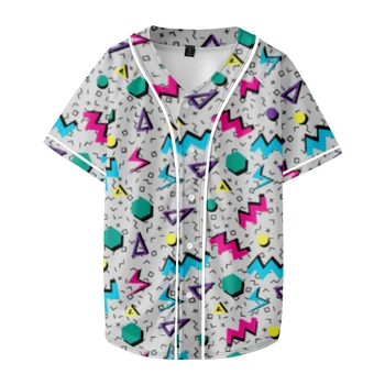 Гавайские бейсбольные футболки, Летние женские Мужские модные куртки в повседневном стиле 15 штук