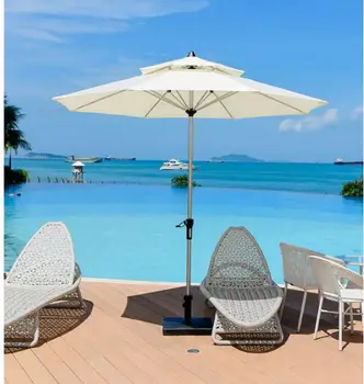 Открытый зонт от солнца, зонт от солнца, балконный зонт, садовый дворик, пляжный столик и стул с зонтиком, терраса, магазины в центре
