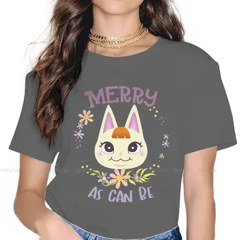 Веселая женская футболка Animal Crossing Game Базовые топы для девочек 5XL Хлопковая женская футболка с юмором Модный подарок