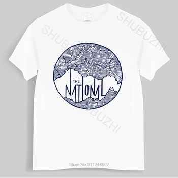 Мужская хлопчатобумажная футболка The National T-Shirt The National Band Handdrawn Line Art Music Sleep Well Beast Trouble футболка унисекс