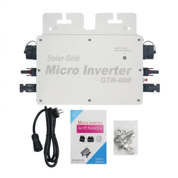 GTB-800 Smart Micro Инвертор Максимальная мощность 800 Вт Смарт-приложение для мониторинга телефона Интеллектуальный сетевой инвертор