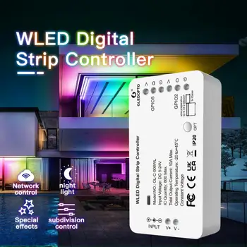WLED Цифровой Контроллер Полосы Света WIFI DC5-24V Поддержка WS2812 2811 SK6812 И других RGB RGBW Light Strip 800 IC Can DIY Hot