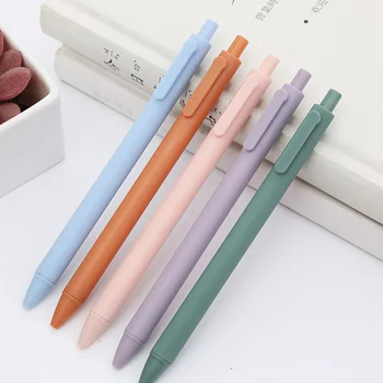 Гелевая ручка Morandi Macaron Press Простые канцелярские принадлежности для студентов для творческого тестирования