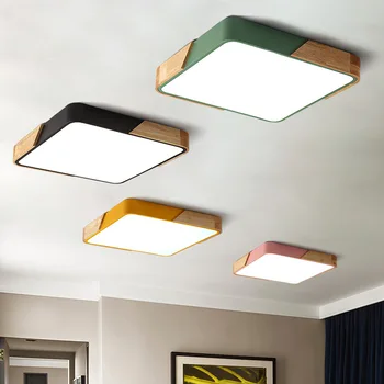2023 Новый современный потолочный светильник со светодиодным металлическим каркасом, квадратный ультратонкий потолочный светильник для столовой, гостиной, спальни, прямые продажи с фабрики