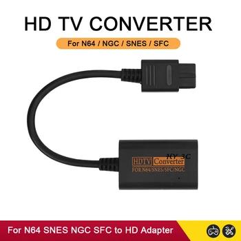 Высококачественный HDTV Конвертер Для Игровой консоли N64/SFC/NGC/SNES Retro Host 720P HDTV Адаптер Шнур Кабель Подключи и Играй