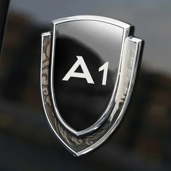 автомобильные наклейки 3D металлические аксессуары автоаксессуар для audi a4 b6 b7 b9 a3 8l 8p 8v q3 a7 a4 b8 a6 c6 4f c7 a5 q8 a7 a8