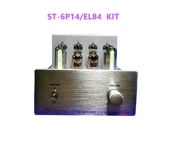 ST-6P14/EL84 PP Стерео двухтактный комбинированный ламповый усилитель DIY Kit, 13 Вт × 2, 110 В 60 Гц \ 220 В 50 Гц/ Частотная характеристика: 28 Гц-20 кГц