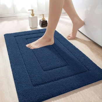 1 шт. коврик для ванной, 23,6 × 15,7 дюймов, очень мягкий впитывающий коврик для ванной премиум-класса, нескользящий удобный коврик для ванной