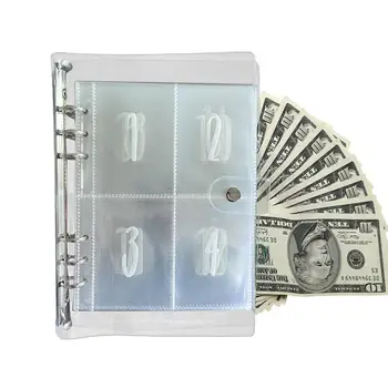 100-Миллиметровый планировщик бюджета и книга задач на сбережения С конвертами, папка для сбережений и денежные конверты для