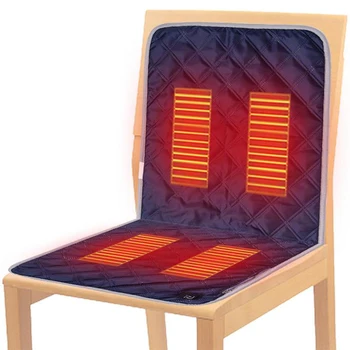 Домашние портативные нагревательные коврики, зимняя подушка для сиденья с интеллектуальным контролем температуры, питание от USB 5 В Для рыбалки, кемпинга, Подушка для стула с подогревом