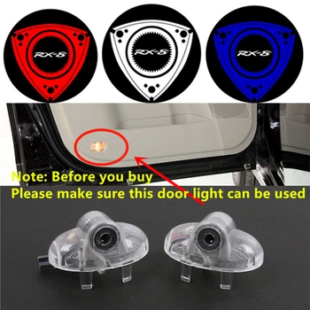2 светодиодных фонаря Ghost Shadow для дверей автомобиля, аксессуары для проектора Mazda RX-8 2003 2044 205 2006 2007 2008 2009 2010