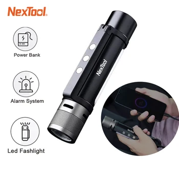 NexTool Outdoor 6 в 1 светодиодный фонарик, ультра Яркий факел, Водонепроницаемый ночник для кемпинга, Масштабируемый портативный аварийный фонарь
