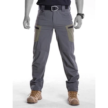 Летние быстросохнущие Тактические брюки Мужские Уличные Легкие Тонкие дышащие Альпинистские Спортивные походные брюки Повседневные рабочие армейские брюки