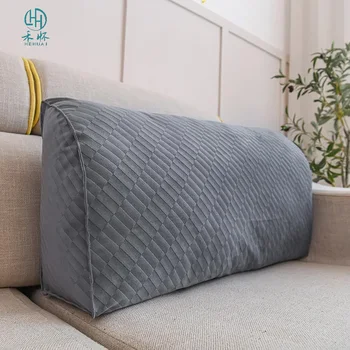 Треугольная охлаждающая подушка для спинки, подушка на танкетке, подушка для позиционирования спинки, подушка-валик со съемным чехлом Home