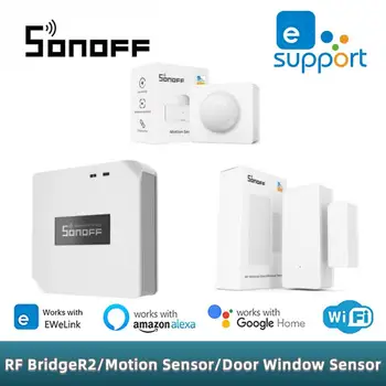 SONOFF RF Bridge Беспроводной Шлюз R2 433 МГц RF Wi-Fi Smart Home Security Поддержка DW2-RF PIR3-RF Датчика Через eWeLink Alexa