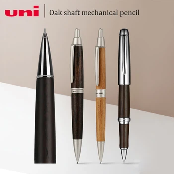 Механический карандаш Japan UNI из натурального дуба M5-1025 /M5-1015 с толстым стержнем и тонким стержнем 0,5 мм для письма непрерывным грифелем автоматический карандаш