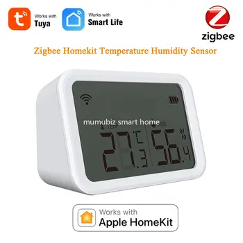 Tuya Smart HomeKit и ZigBee, интеллектуальный дисплей температуры и влажности 