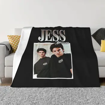 Винтажное одеяло Джесс Мариано 90-х, Покрывало на кровать, Мягкое покрывало для двуспальной кровати