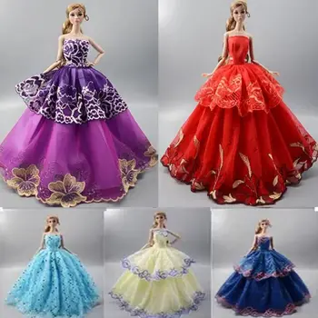 Модная кукла Свадебное платье 2023 Новейшая повседневная одежда ручной работы Праздничная одежда для девочек Одежда принцессы 30 см Кукла