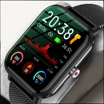 2023 Новые смарт-часы для мужчин, для мониторинга уровня кислорода в крови, спортивные часы для фитнеса, мужские, женские, для контроля температуры тела, смарт-часы для Xiaomi