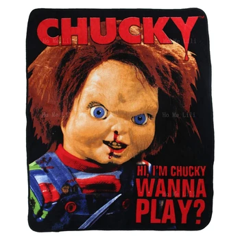 Фланелевое одеяло Silver Buffalo Universal Chucky Wanna Play