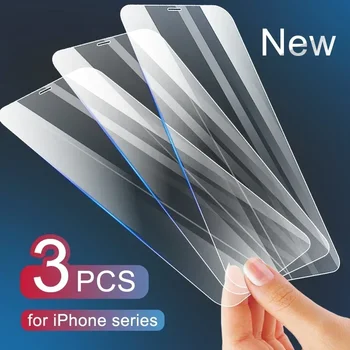 Защитное стекло на iPhone 11 12 Pro X XS Max XR Закаленное стекло для iPhone 7 8 6 6s Plus 12 mini 11 Pro Защитная пленка для экрана