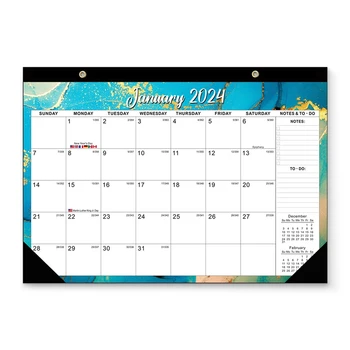 Календарь на 2024 год Каракули Подвесной настенный Календарь Настольный календарь 16,9X12 дюймов Прочный И простой в установке