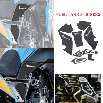 Для YAMAHA Tenere 700 T700 XTZ 700 2019 2020 Мотоциклетные нескользящие боковые наклейки на топливный бак Новая 3D водонепроницаемая наклейка-коврик