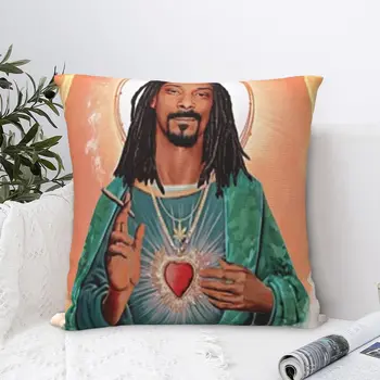 Квадратная наволочка Saint Rapper Snoop Dogg, чехлы для подушек, Наволочка для домашнего декора 18 