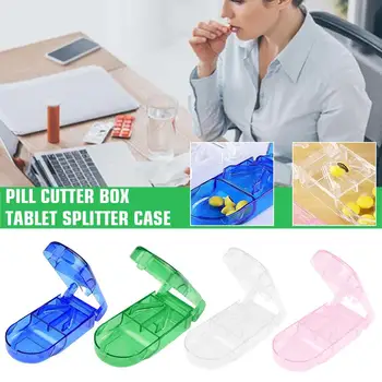 1 Шт Резак Для Медицинских Таблеток Коробка Для Хранения Splitter Cutter Разделитель Таблеток Для Хранения Лекарств H4j2