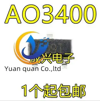 20шт оригинальный новый AO3400 A09T MOSFET SOT23 N-канальный