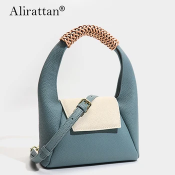 Модная сумка-мессенджер Alirattan 2023, новая высококачественная сумка с универсальным дизайном, женская кожаная сумка на плечо Bolsa Feminina