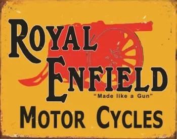 Знак Royal Enfield Cycles Винтажная Ретро Металлическая жестяная вывеска, плакат, настенная доска для домашнего декора 