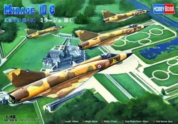 HobbyBoss 80315 набор моделей истребителей 1/48 Dassault Mirage IIIC