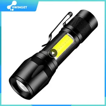 1 шт. Мощный светодиодный фонарик, перезаряжаемый через USB 18650, Водонепроницаемый, с зумом, для рыбалки, охоты, 100000 люмен, Тактический Светодиодный фонарик.
