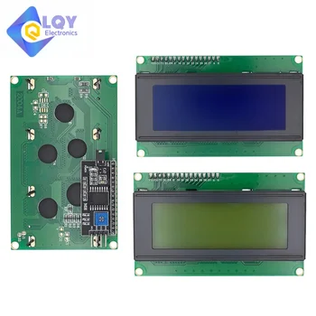 LQY LCD2004 I2C LCD2004 20x4 2004A Сине-Зеленый Экранный Символ LCD IIC Модуль Адаптера Последовательного Интерфейса для Arduino