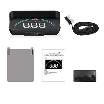 1 шт. Автомобильный OBD2 GPS Головной дисплей Автоэлектроника HUD Проектор Дисплей Цифровой автомобильный спидометр Аксессуары для всех автомобилей