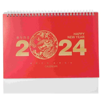 Настольный календарь Year of The Dragon, легкие украшения для дома, деликатное оформление