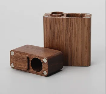 Дизайнерский портсигар, деревянная коробка для сигарет, ветрозащитная зажигалка для курения, деревянный портсигар, перезаряжаемые коробки